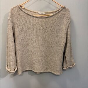 Cozy Gray Knit Sweater